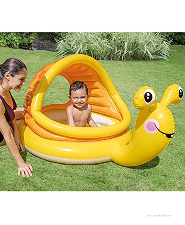 Intex Lazy Snail Shade Baby Pool Yellow