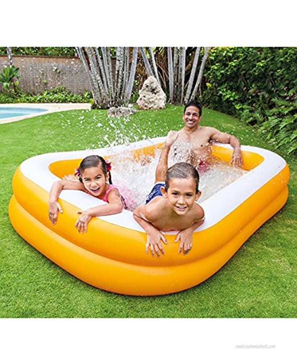 Intex Mandarin Swim Center Family Pool 90 x 58 x 18 for Ages 3+