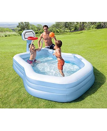 Intex Shootin' Hoops Swim Center Family Pool for Ages 3+ Multicolor