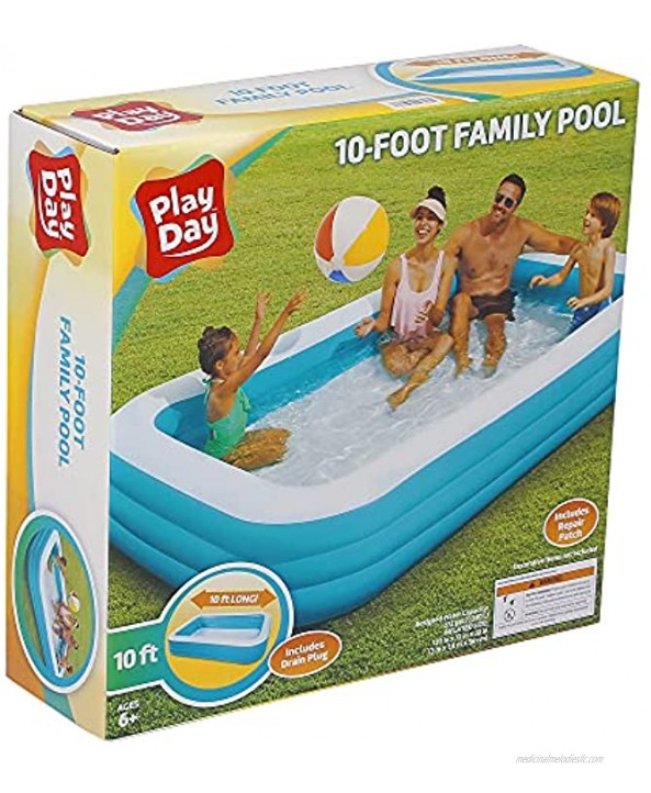 Play Day 10 Foot Family Pool New Version