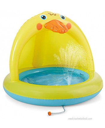 Shade Baby Pool Sprinkle and Splash Play Pool Outdoor Duck Bathtub of 39 Inches
