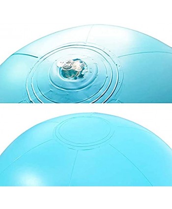 12" Pure Blue Beach Balls Summer Beach Pool Party Decoration Gift Game Toy lnflatable Beach Balls 12 Pack