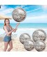 Beach Ball Jumbo Pool Games Ball Giant Glitter Inflatable Clear Beach Ball Water Play Toys Balls Beach Party Decorations Summer Outdoor Pool Party Beach Party Favors for Kids Adults