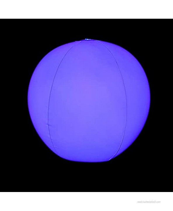 Inflatable LED Glow Balls for Pool with Remote Control 16 in 4 Pack