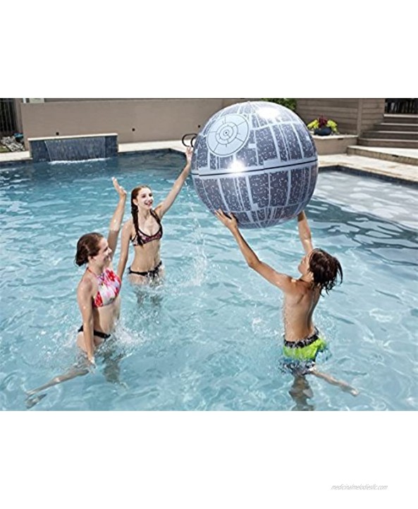 SwimWays Star Wars Death Star XXL Light-Up Inflatable Beach Ball