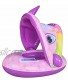 Baby Pool Float with Canopy Unicorn Infant Swimming Floaties for Age1-4 Years Old