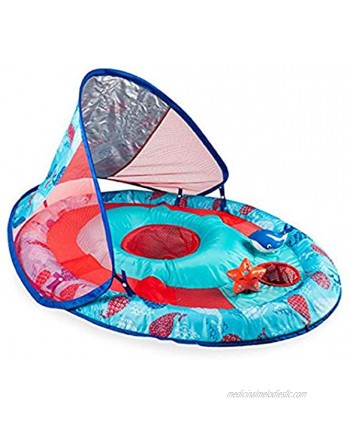 Swimways Baby Spring Float Activity Splash Station with Sun Canopy
