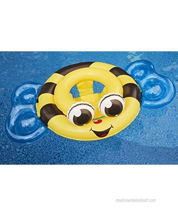 Toys Summer Waves Baby Fish Infant Toddlers Inflatable Swim Ring Float ~ Bumblebee & Goggles Set