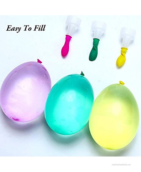 1500 Pack Water Balloons with 8 Refill Kits Latex Bomb for Water Sports Fun Splash Fights for Pools and Outdoors,Summer Outdoor Water Games and Party Favors