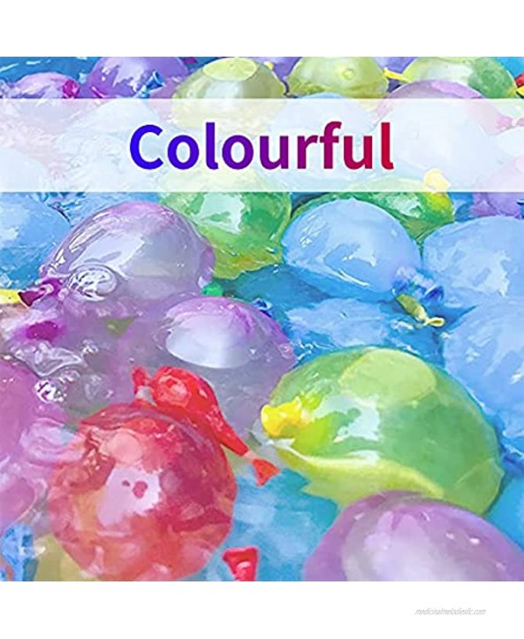 1500 PCS Water Balloons Biodegradable Water Balloon Supply Pack Eco-Friendly Latex Water Bomb Fight Games Swimming Pool Party Summer Splash Fun for Kids Adults Family Friends