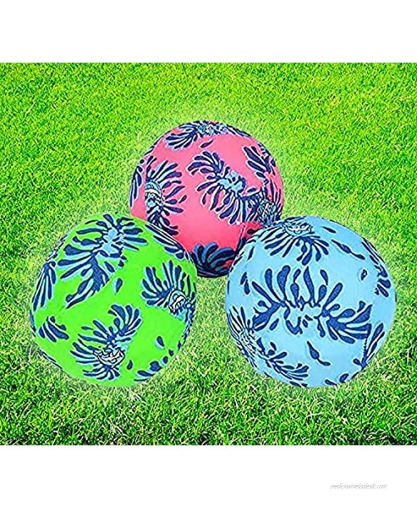 3 Water Bomb Splash Balls [12 Pack] Reusable Water Balloons Water Absorbent Ball Kids Pool Toys Outdoor Water Activities for Kids Pool Beach Party Favors. Water Fight Games by 4E's Novelty