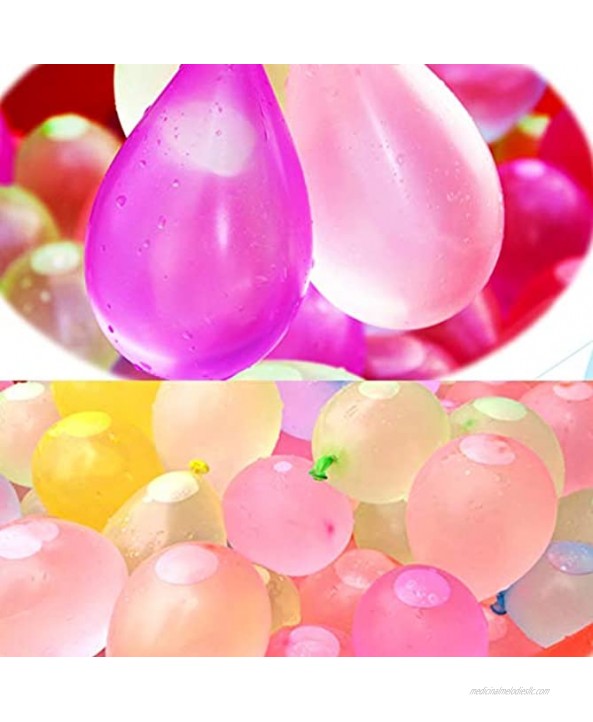 Acerich 500 Pack Water Balloons Water Balloons with Refill Kits for Kids and Adults Water Bomb Game Fight Sports Fun Party