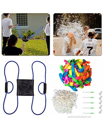 ATROPOS Water Balloon Launcher,Water Balloon Slingshot 500 Yard,Water Bomb Launcher with 1000 Pcs Water Balloons and 5 Refill Kits for Kids and Adults Outdoor Water Bomb Fight Games