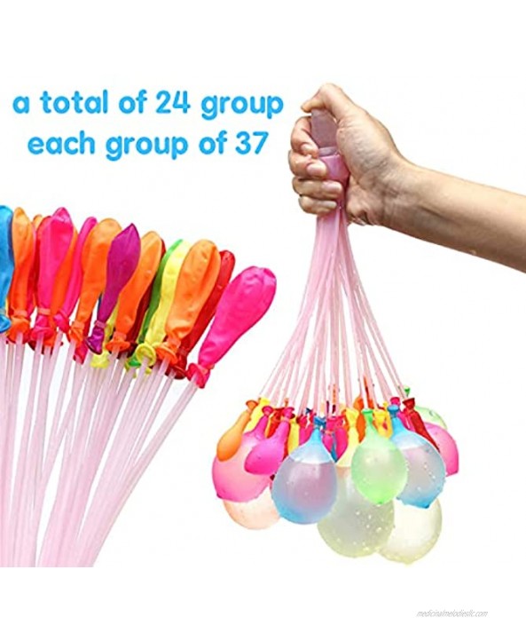 Auskang Water Balloons Quick Fill Self Sealing for Outdoor Swimming Pool Party Backyard Water Games Summer Pool Party Toys for Kids Girls Boys