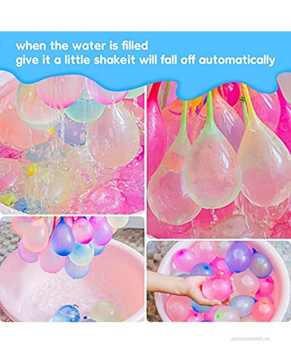 Auskang Water Balloons Quick Fill Self Sealing for Outdoor Swimming Pool Party Backyard Water Games Summer Pool Party Toys for Kids Girls Boys