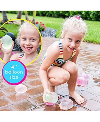 FEECHAGIER Water Balloons for Kids Girls Boys Balloons Set Party Games Quick Fill 592 Balloons for Swimming Pool Outdoor Summer Funs NH4