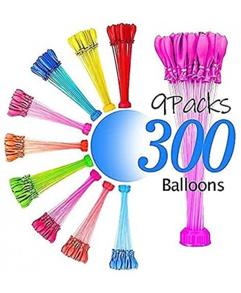 JATEN for Zuru Bunch O Balloons Instant 100 Self-Sealing Water Balloons Complete Gift Set Bundle 3 Packs（300 Balloons Total）