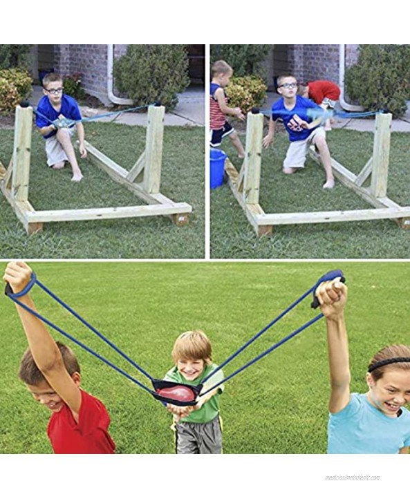 PROLOSO Water Balloon Launcher Slingshot Cannon Water Balloon Catapult Sling Shot Toy for Outdoor Party Water Games