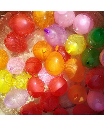 QianYi Water Balloons 500 Water Balloons With Supplementary Kits Biodegradable Color Latex Water Balloons For Children And Adults Water Games Summer Splash Water Balloon Toys