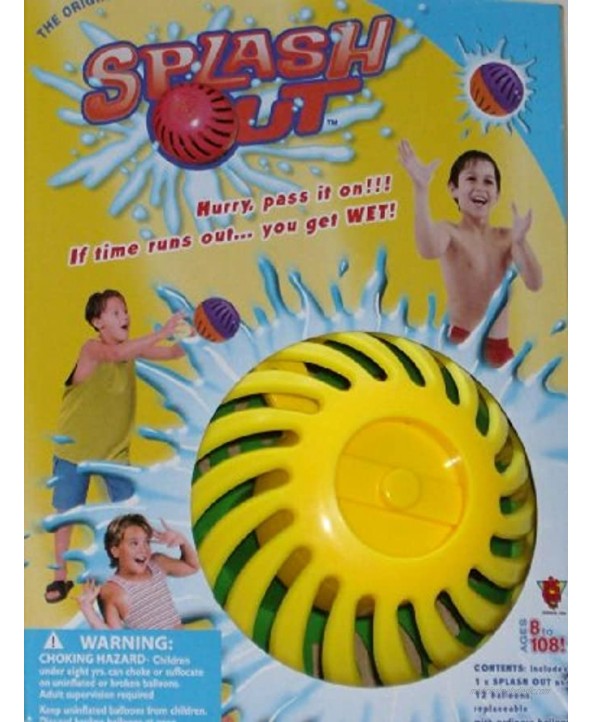 Splash Out Water Game PASS IT ON Wet Balloon Fun Colors Vary