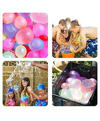 Water Balloons 555 PCS MYWHITENG Quick Fill Self Sealing Water Balloons Set Pool Party Toys for Kids Adults Easy Fun Summer Outdoor Water Bomb Fight Games Balloons Set Party Games 555pack