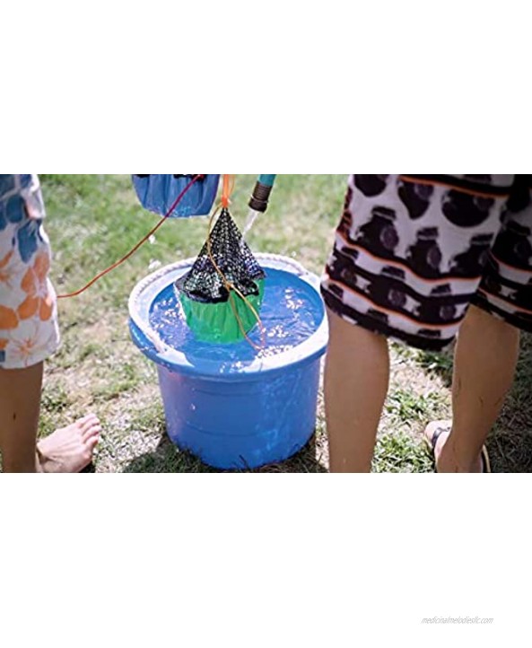 Water Sports Splash Chutes Environmentally-Conscious Water-Balloon-Alternative Soaker Pack of 2 10 Diameter
