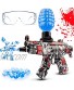 Gel Ball Blaster Rechargeable Gel Ball Gun with 5000 Gel Balls Automatic Splatter Ball Gun Shoots up to 65Ft Backyard Fun and Outdoor Games for Kids and Adults Red