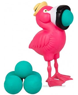 Hog Wild Flamingo Popper Toy Shoot Foam Balls Up to 20 Feet 6 Balls Included Age 4+