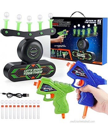 IDJWVU Floating Shooting Target Toys Game for Kids Outside Boys Toys Kids Shooting Target Practice Game Glow Cool Birthday Gifts for Boys Age 6+ Years Old