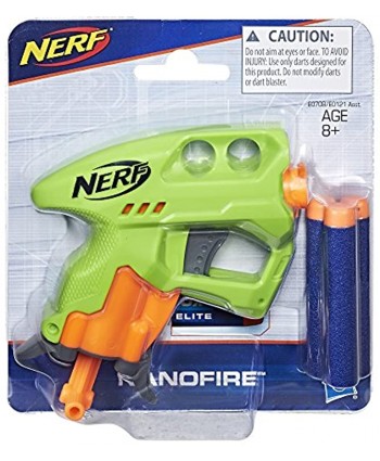 Nerf Nanofire Green Blaster and Combats