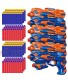 POKONBOY 6 Pack Blaster Toys Guns for Boys Fit for Nerf Bullets Toy Guns with 120 PCS Refill Foam Darts for Boys Girls Birthday Gifts Party Favors Hand Gun Toys for 6+ Year Old Kids