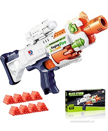 Toys Gun with 80 Pcs Nerf Gun Bullets AvoKlan for Nerf Guns Automatic Machine Gun with 10-Dart in Rotating Barrel for 6-10 Years Old Boys Girls Toy Foam Blaster & Guns for Kids Teens and Adults
