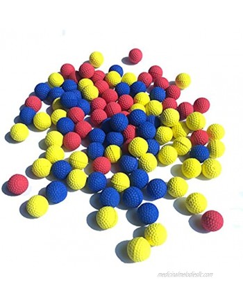 100pcs Rival Refill Replace Round balls Foam Bullet Balls Pack for Children Kids Toy Guns. mix color