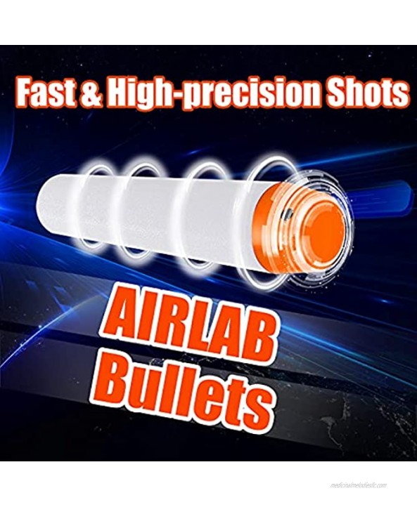 Airlab 100Pcs Refill Darts Compatible with Nerf N-Strike Elite Modulus Glow in the Dark Bullets White