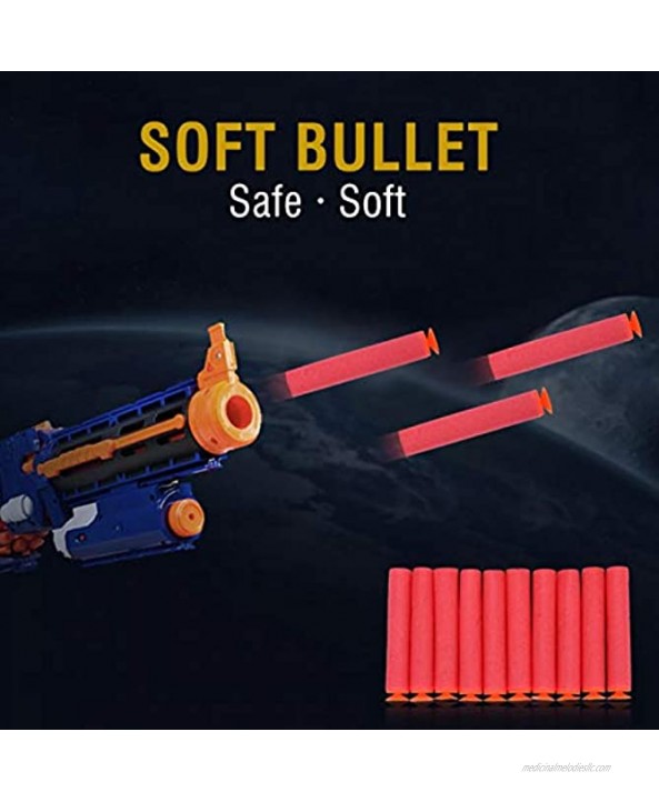 EVA Bullets Dart Bullet EVA Bullet Refill Portable 100pcs for Toy Gunred