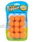 Hog Wild Orange Popper Refill Balls Pack of 12 for Poppers and Power Popper Toys Age 4+
