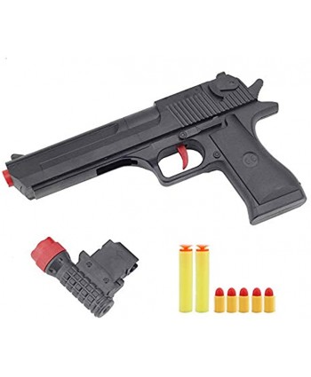 Kensam Toy Gun Rubber Bullet Pistol Childen’s Toys Gun Black