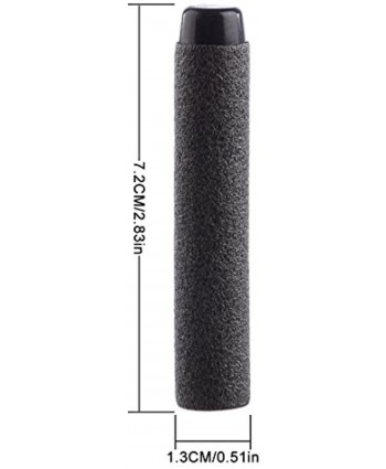 Lingxuinfo Refill Darts 1000-Dart Refill Pack Refill Bullets for nerf jolt nerf Modulus Series nerf n-Strike Elite Series Black Solid Head