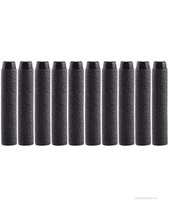 Lingxuinfo Refill Darts 1000-Dart Refill Pack Refill Bullets for nerf jolt nerf Modulus Series nerf n-Strike Elite Series Black Solid Head