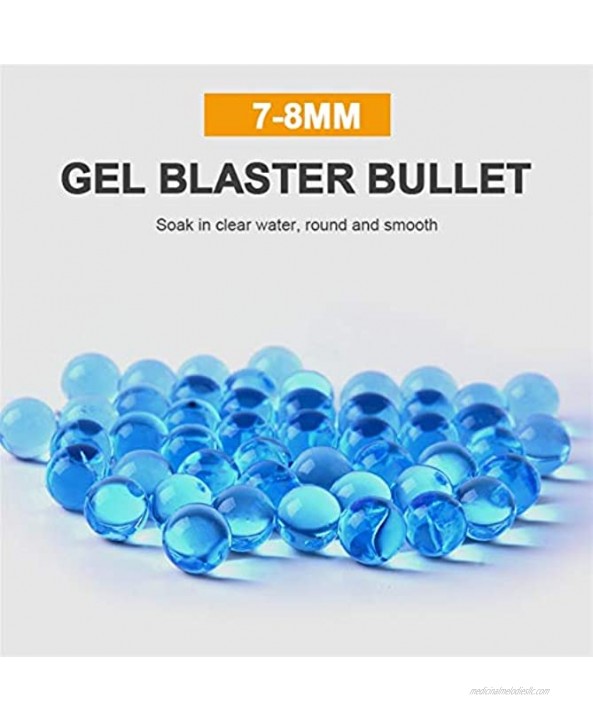 Neaer Gel Blaster Refill Ammo 2 Pack 10,000 Gellets Per Pack Made for Gel Blaster Water Blasters Eco Friendly Non-Toxic Water Based Gel Balls Blue Color : Blue Size : 2 Pack