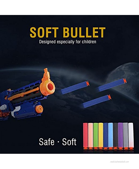 Vbestlife 300pcs Refill Bullet Darts Soft Sucker Head Toy EVA Foam Darts Bullets for Nerf NStrike Elite Series Kid Toy Gun Green