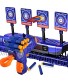 Digital Targets Moving Shooting Targets with Foam Dart Toy Shooting Blaster 4 Targets Auto Reset Electronic Scoring Shooting Toys for Age 3,4,5,6,7,8,9,10+ Kid Boys Girls Compatible with Nerf Guns Toy