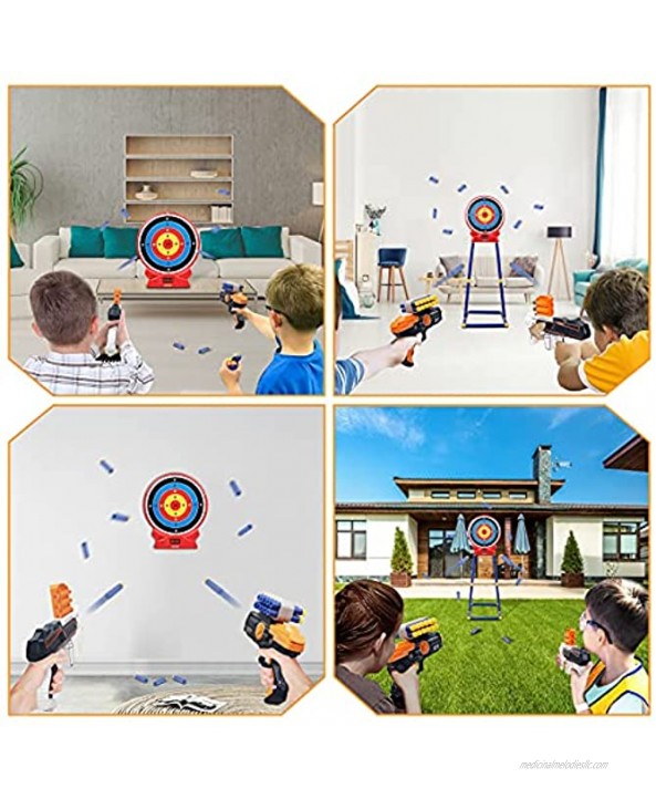 HopeRock Shooting Games Toys for 5-12 Year Old Boys Shooting Automatic Scoring Target with Toys for Kids Toy with Foam Darts Christmas Birthday Gifts for 5 Year Old Boys and Up