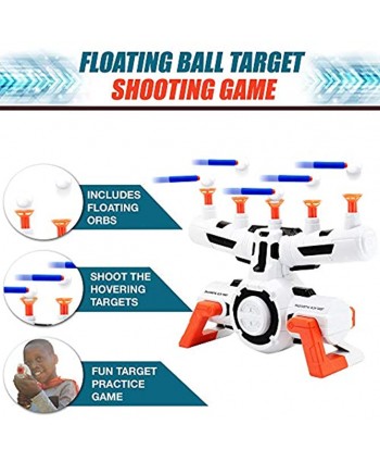 Pidoko Kids Targets Shooting Game Compatible with Nerf Floating Darts for Target Practice with Blaster Toy Hover Guns for Boys or Girls and Foam Darts with Music