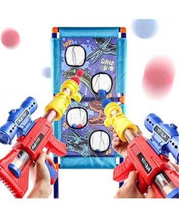 QERNTPEY Shooting Games Toy for Kids Shooting Target Kids Toys Foam Balls Dinosaur Toys for Boys Indoor Outdoor Garden Toys Party Games Birthday Gift for Boys Girls Kids Funny Toy