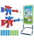 Shooting Game Toy for 5 6 7 8 9 10+ Years Olds Boys and Girls,2pk Foam Ball Popper Air Toy Guns with Standing Shooting Target,24 Foam Balls Indoor Activity Game for Kids Compatible with Nerf Toys