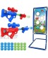 Shooting Game Toy Gun for Boys [ 2 Soft Bullet Air Guns with a Larger Shooting Target & 24 Foam Balls ] Outdoor & Indoor Game for Kids Age 6 7 8 9 10+ Christmas Birthday Gift
