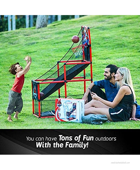 Arcade Basketball Hoop Game by BestKidBall – Basement Toys – Basketball Hoop for Kids – Basketball Game with Hoop Training System – Kids Indoor Sports Toys – Fun and Entertaining