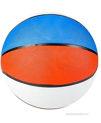 ArtCreativity Patriotic Basketball for Kids 9.5” Ball with Red White & Blue Colors 4th of July Party Favors & Decorations Patriotic Supplies for Memorial & Independence Day Sold Deflated