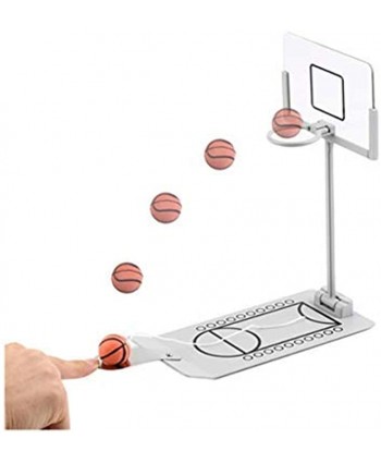 Avtion Basketball Game Mini Desktop Tabletop Portable Travel or Office Game Set for Indoor Outdoor Fun Sports Novelty Toy or Gag Gift Idea